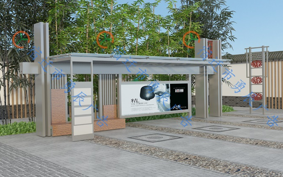 雅致候车亭YCHY-021